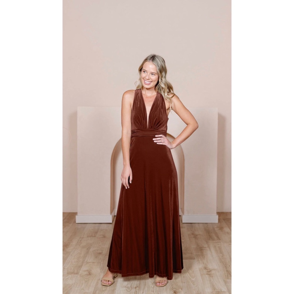 Revelry Dylan velvet maxi dress